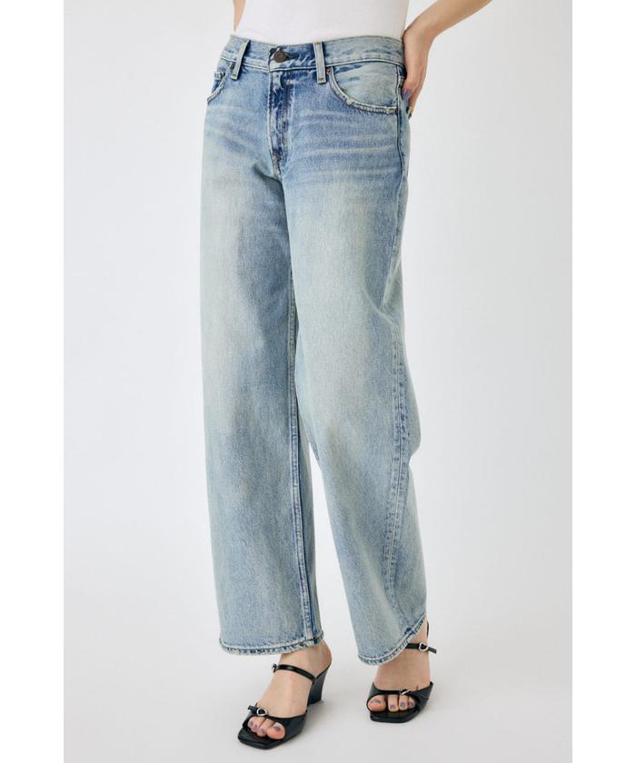 パンツ moussy 90S LOWRISE LOOSE STRAIGHT DENIM MOUSSY（マウジー）の「90S LOWRISE LOOSE STRAIGHT（デニム