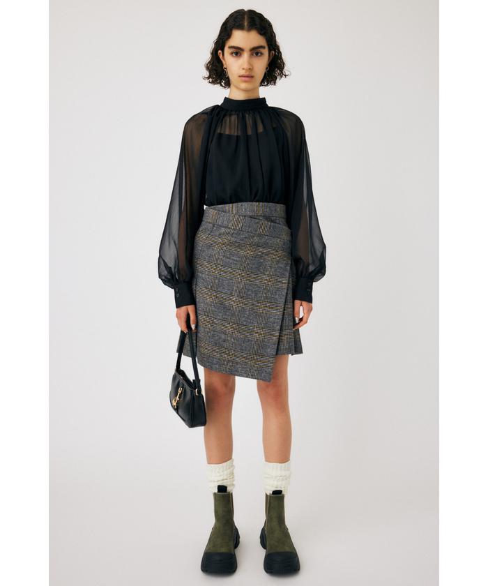 BACK RIBBON SHEER ブラウス(505500833) | マウジー(moussy) - d fashion