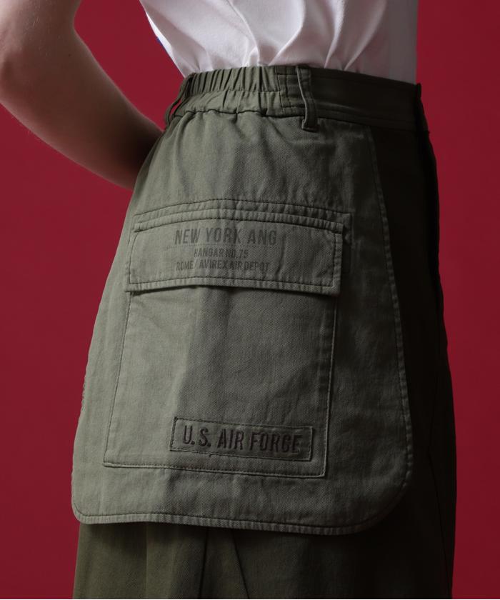 COLLECTION》L-PATCH POCKET SKIRT/パッチポケットスカート(505501108