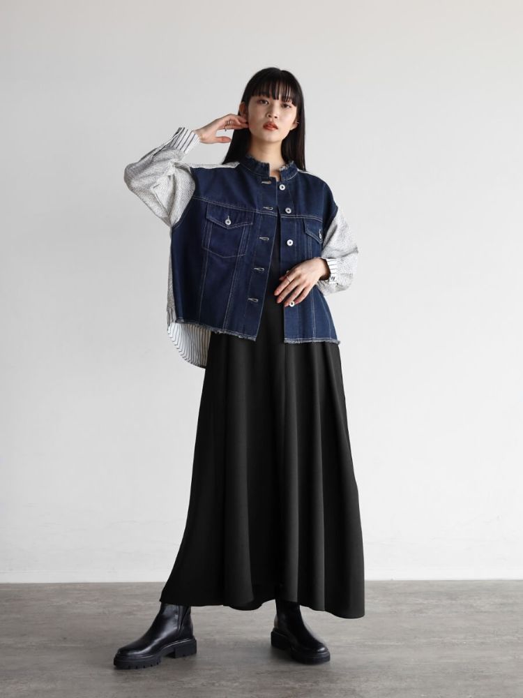 RADIATE ツイードドッキングデニムジャケット 9号 RADIATE ツイードドッキングデニムジャケット 9号 - メルカリ