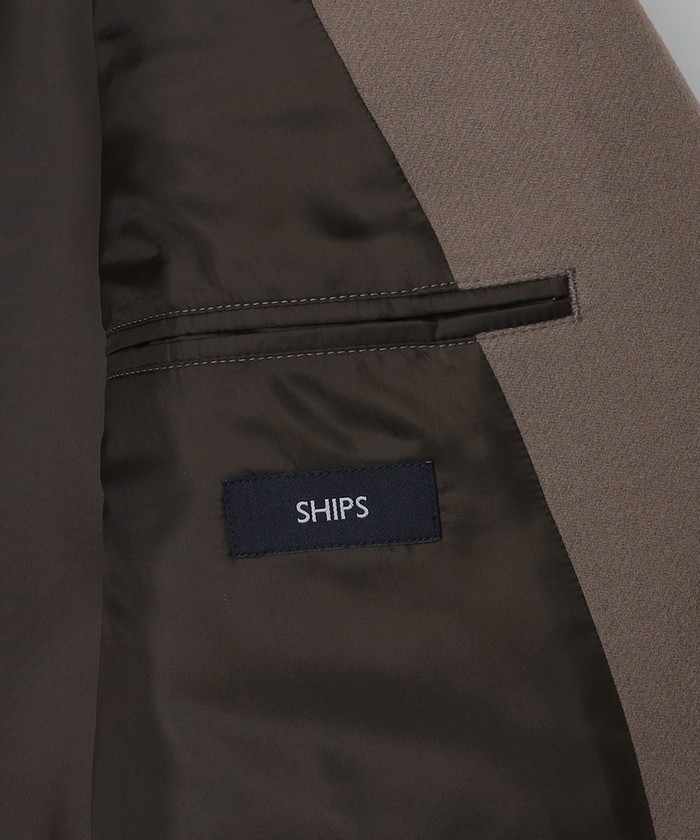 セール】SHIPS: スーパー160'S メリノウール メルトン