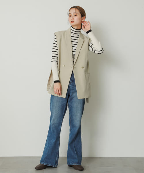 セール 21%OFF】サイドベルトジレ(505502346) | センスオブ セール 21%OFF】サイドベルトジレ(505502346) | センスオブ