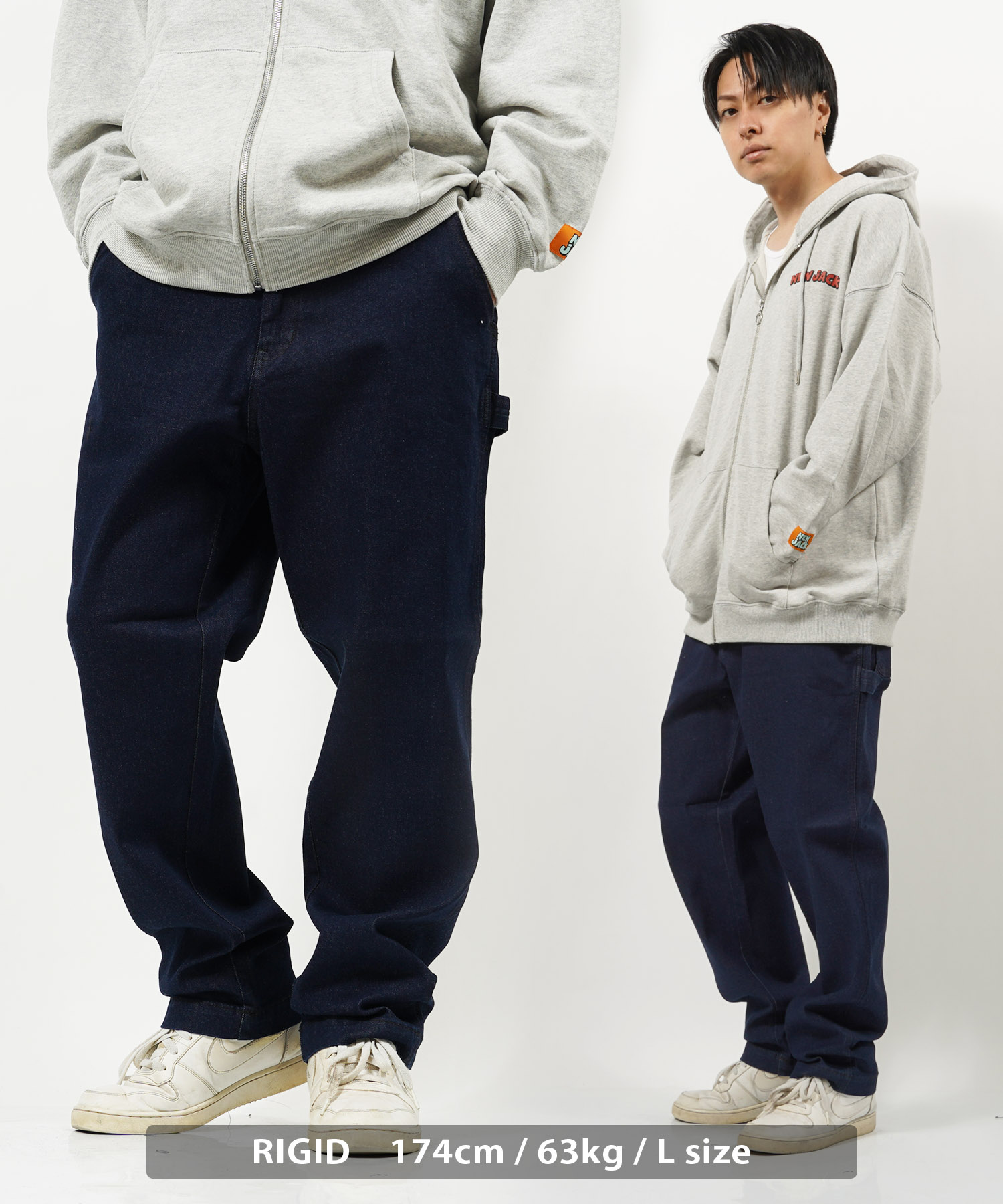 デニム パンツ デニムワイドパンツ（股下68cm）: ボトムス｜ハニーズ公式通販