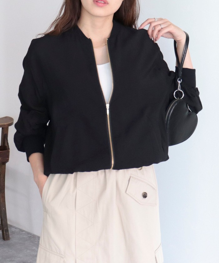 完売品　Limue エコファーブルゾン Lサイズ】feerique バルーンシルエットブルゾン｜BIGI online