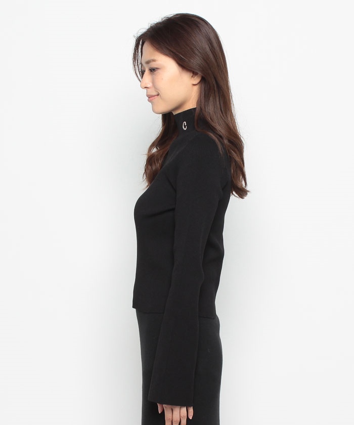 クーポン】【セール 56%OFF】【Chico】首刺繍ハイネック