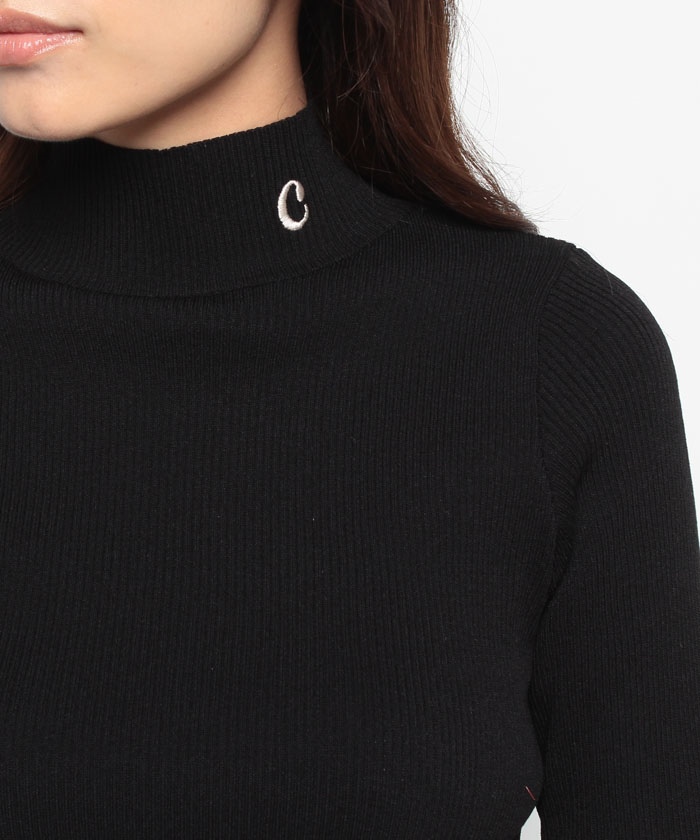 クーポン】【セール 56%OFF】【Chico】首刺繍ハイネック