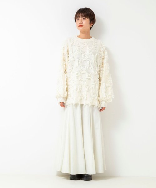 セール 30%OFF】カットフリンジプルオーバーニット(505498698 