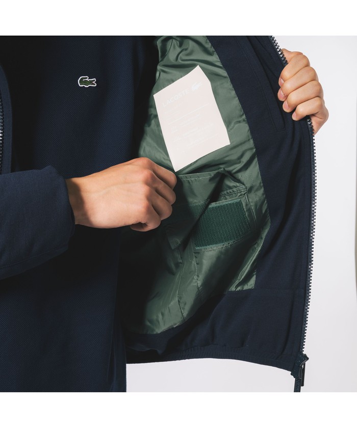 セール 30%OFF】ラコステ LACOSTE 鹿の子地ダウンジャケット セール 30%OFF】ラコステ LACOSTE 鹿の子地ダウンジャケット