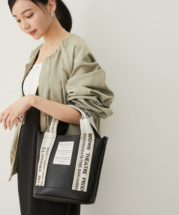 セール】【BROWN THEATRE PRODUCTSコラボ】2WAYミニトートバッグ セール】【BROWN THEATRE PRODUCTSコラボ】2WAYミニトートバッグ