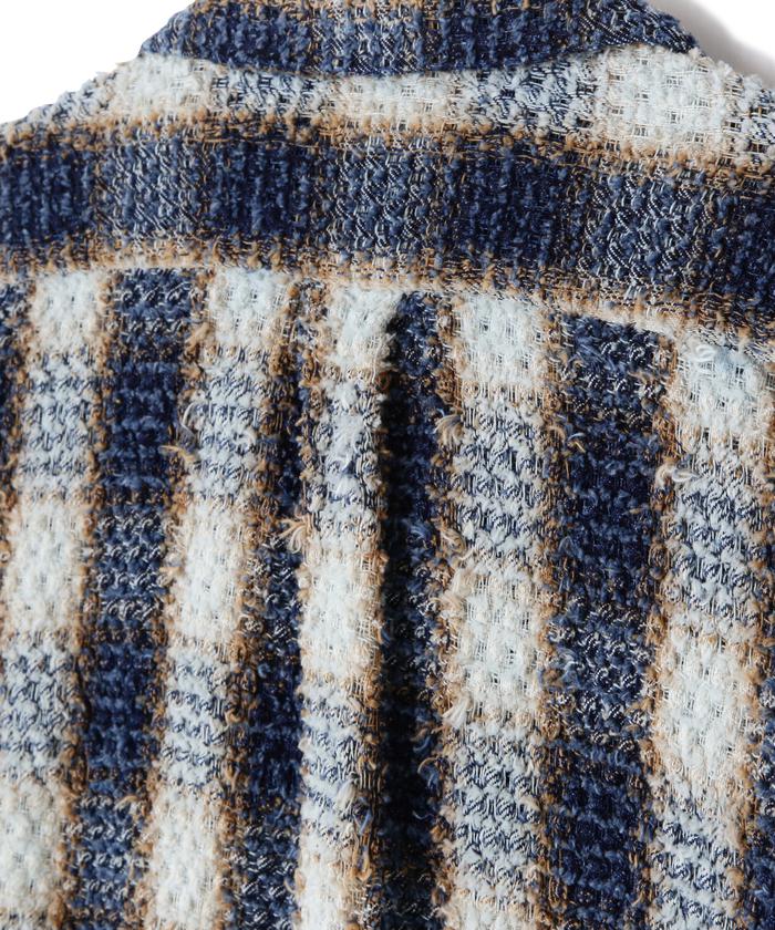 SUGARHILL/シュガーヒル/INDIGO COTTON OMBRE PLAID PUNCHING