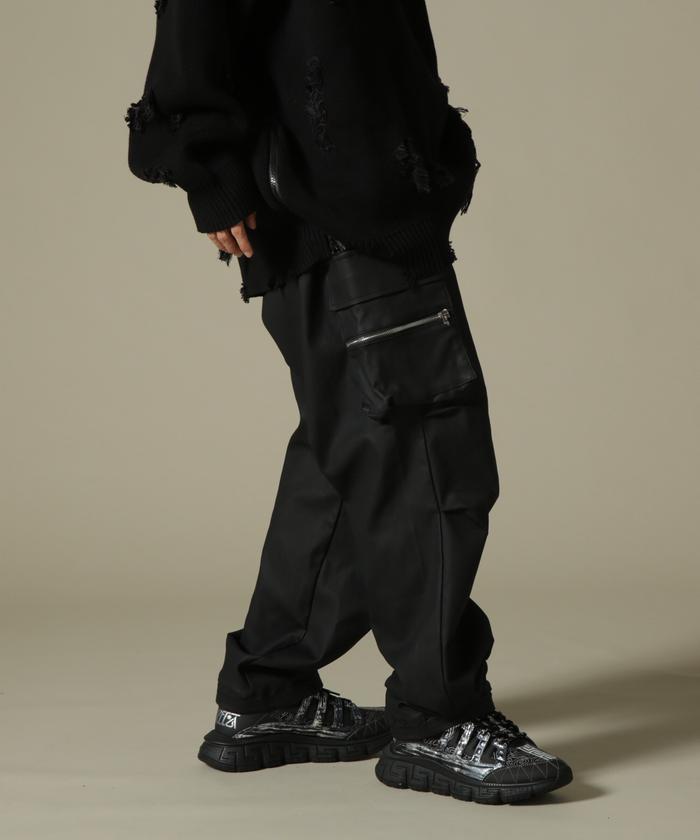 DankeSchon/ダンケシェーン/COATING ZIP POCKET PANTS DankeSchon/ダンケシェーン/COATING ZIP POCKET PANTS