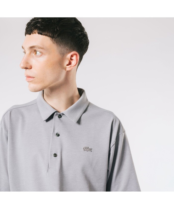 セール】ラコステ LACOSTE サマーウール鹿の子地ポロシャツ