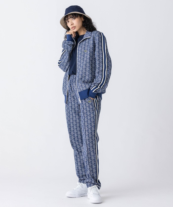 ラコステ LACOSTE モノグラムジャカードトラックジャケット ラコステ LACOSTE モノグラムジャカードトラックジャケット