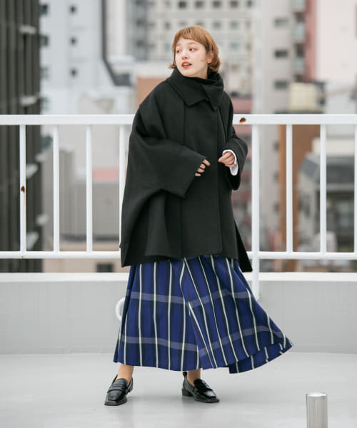 セール 40%OFF】ストールマントリバーコート(505507718 セール 40%OFF】ストールマントリバーコート(505507718