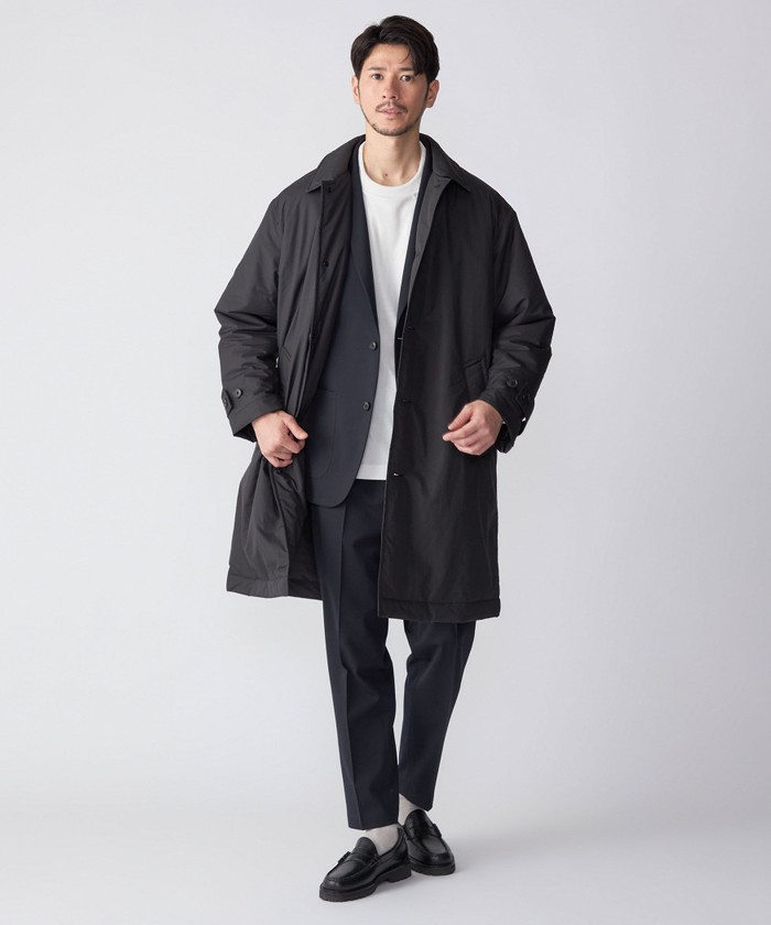 SHIPS:〈撥水〉Thinsulate 中綿 ステンカラーコート　Lサイズ セール 60%OFF】SHIPS:〈撥水〉Thinsulate 中綿 ステンカラー