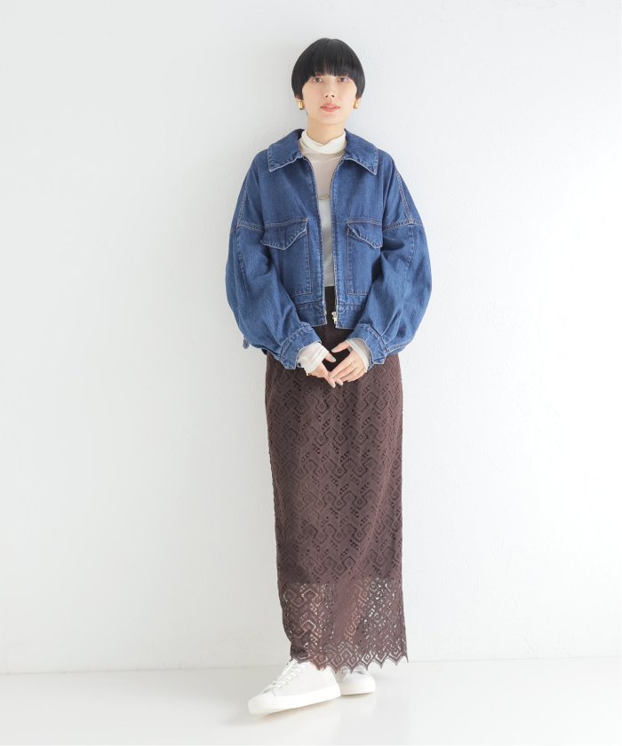 カレンテージ イエナ 23AW デニム ブルゾン 日本製 ネイビー F カレンテージ イエナ 23AW デニム ブルゾン 日本製 ネイビー F