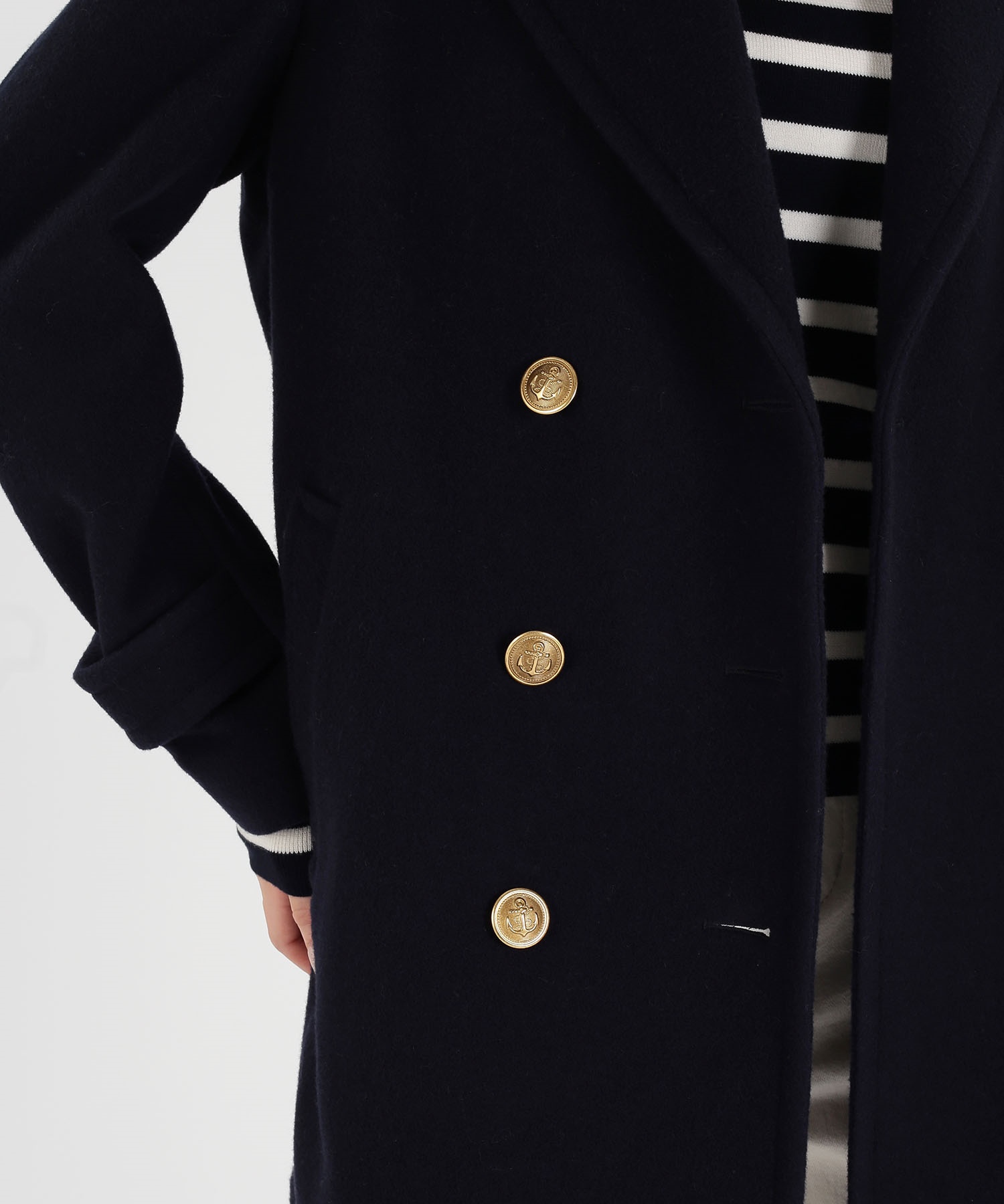 セール】【Outlet】WU60 MANTEAU ウールピーコート(505487091 セール】【Outlet】WU60 MANTEAU ウールピーコート(505487091