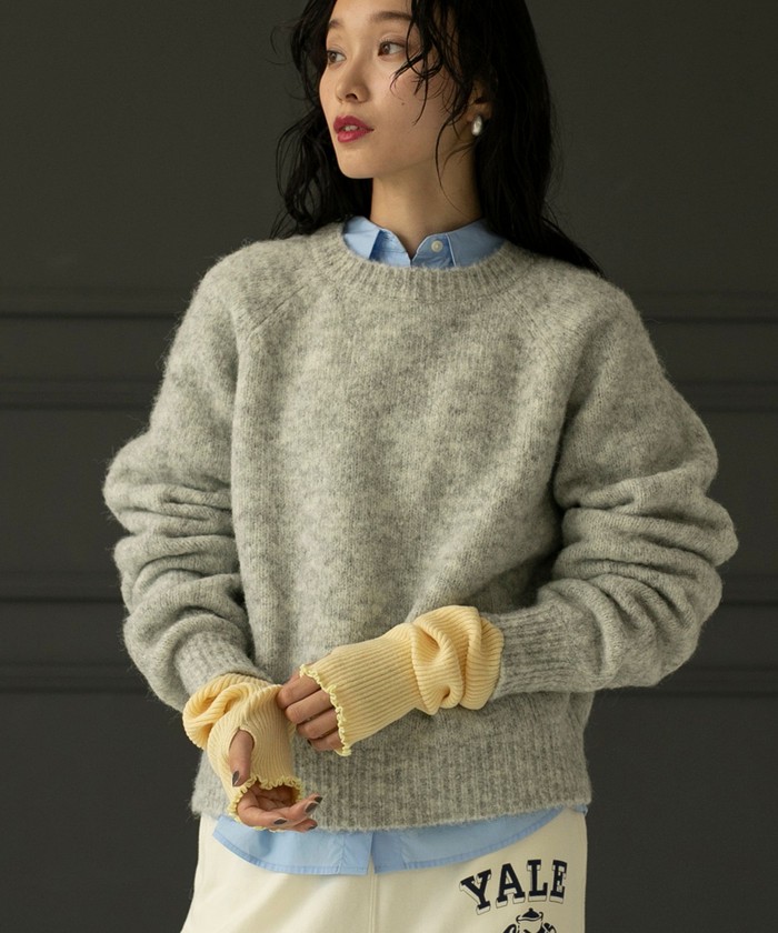 クーポン】【セール20%OFF】リングヤーンニットプルオーバー(505502787