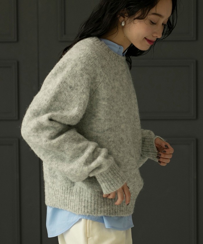 クーポン】【セール20%OFF】リングヤーンニットプルオーバー(505502787