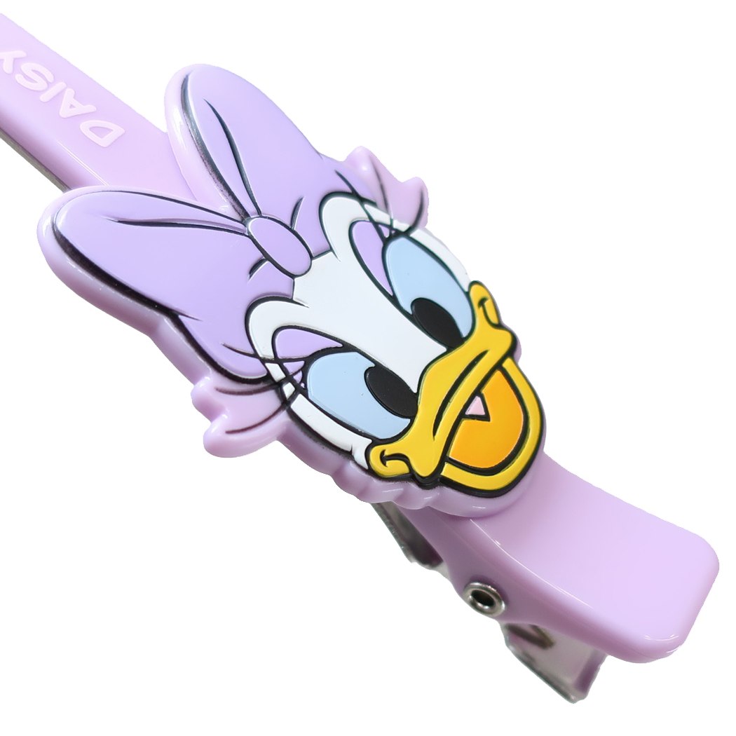 台湾 ディズニー イミテーションデニムレザー ロングクリップ シネマコレクション cinemacollection 前髪クリップ デイジー