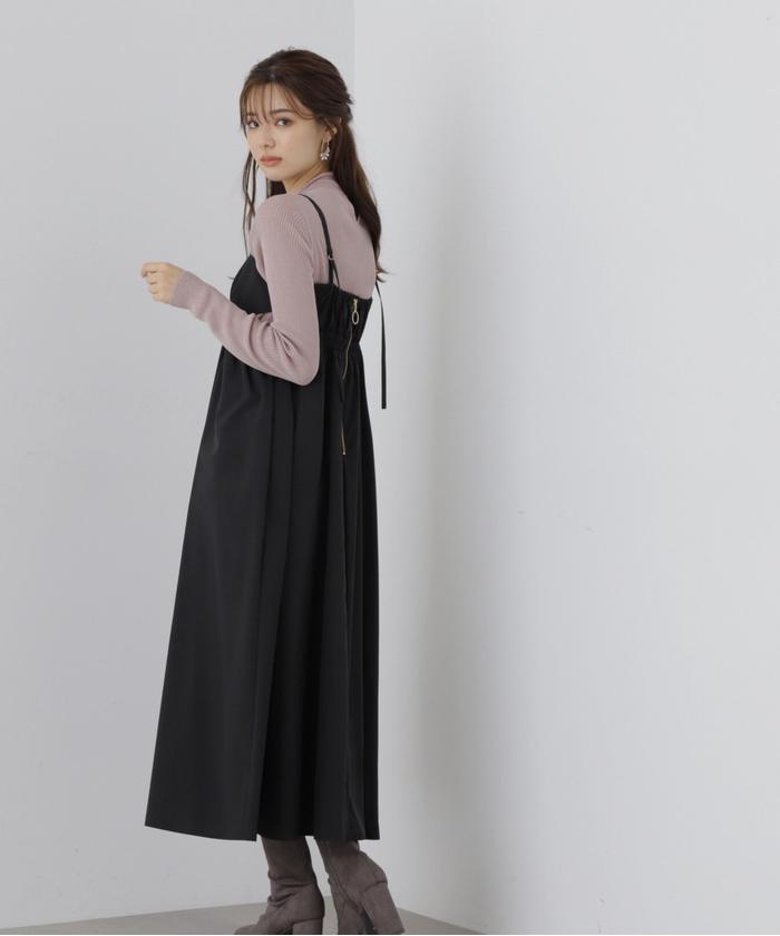 セール 50%OFF】サイドオープンキャミワンピース(505518258