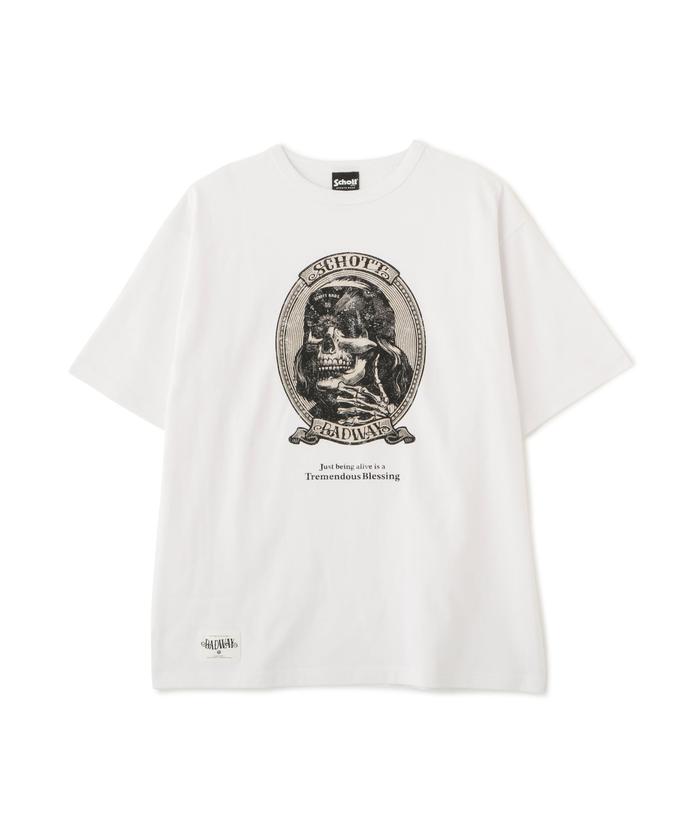 Schott×BADWAY skull graphic TEE – YZ