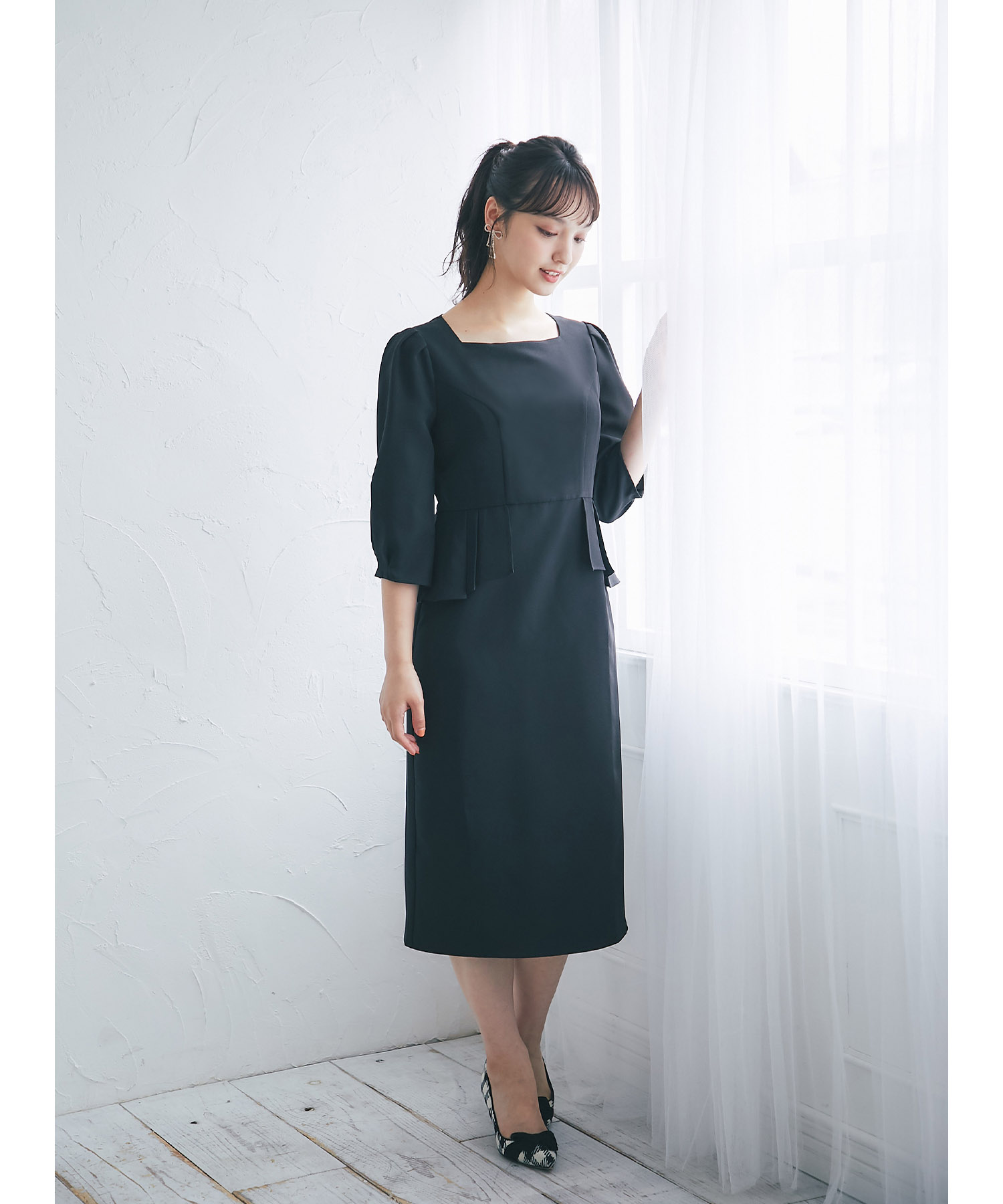 セール】トッコクローゼット tocco closet スクエアネックタック