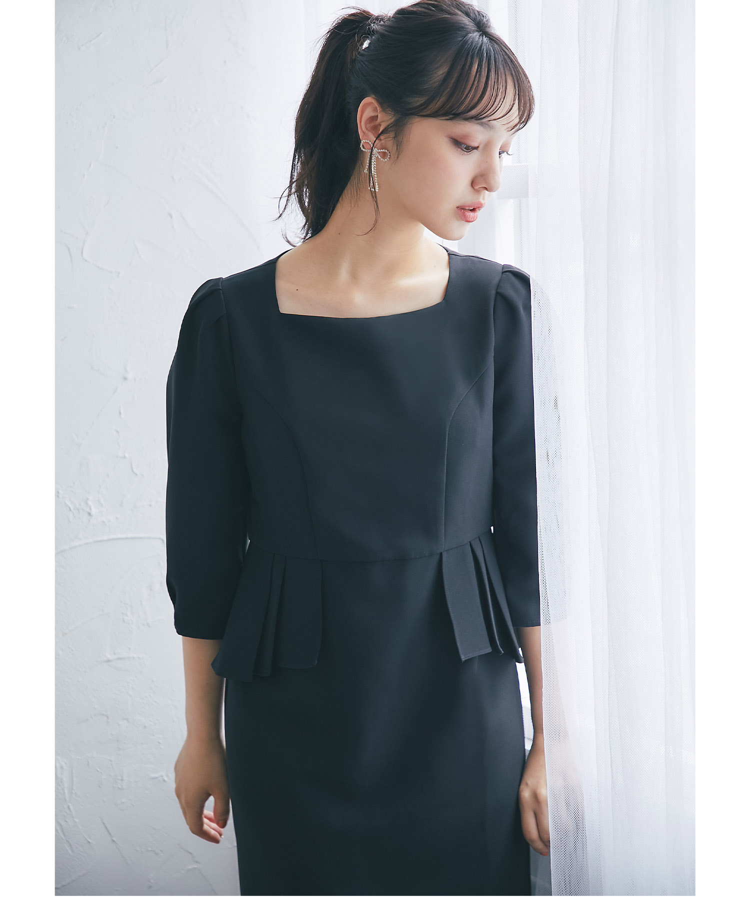 セール】トッコクローゼット tocco closet スクエアネックタック