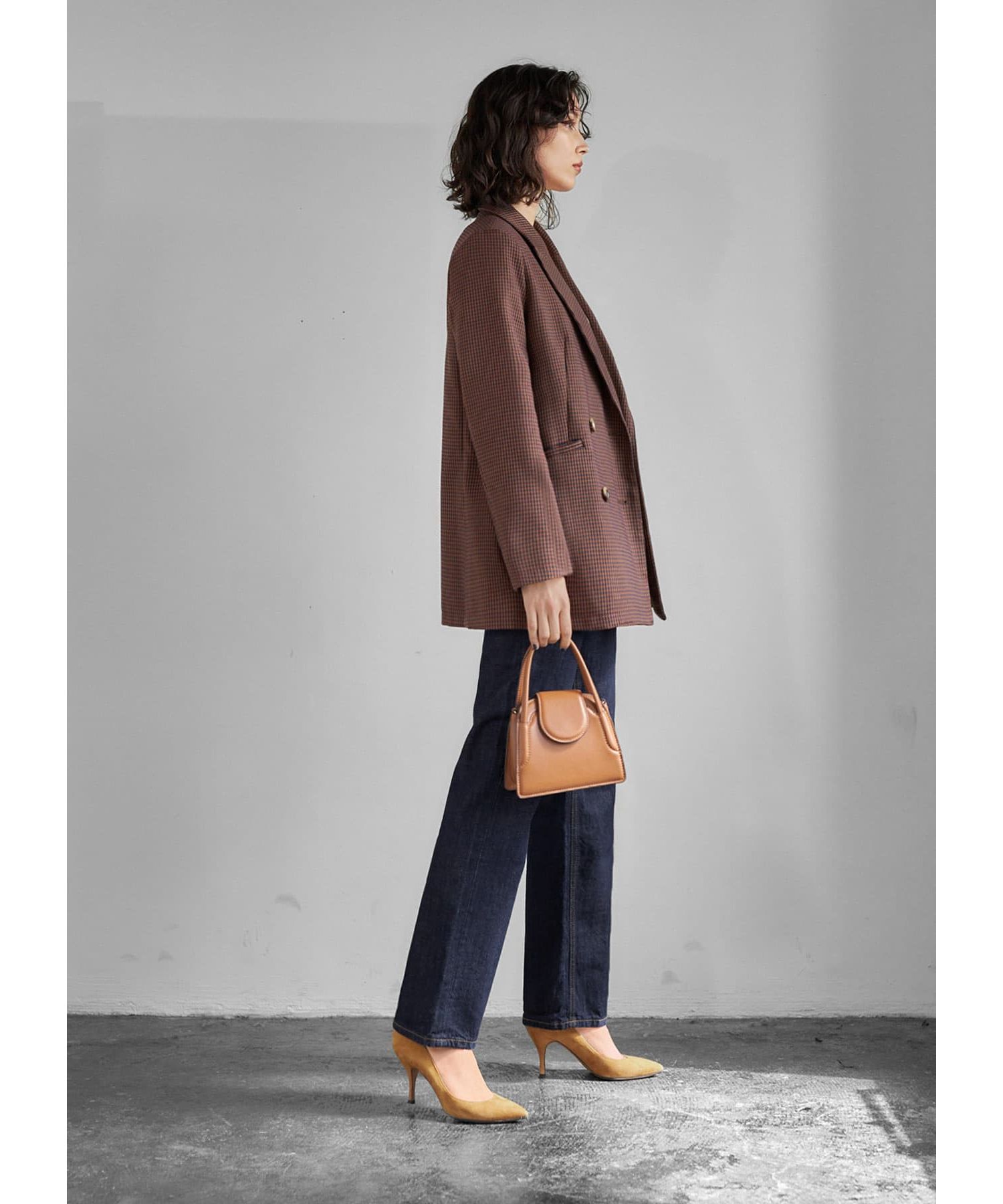 スタイルデリ 【LUXE】グレンチェック柄ダブルジャケット スタイルデリ STYLE DELI 【LUXE】グレンチェック柄ダブル