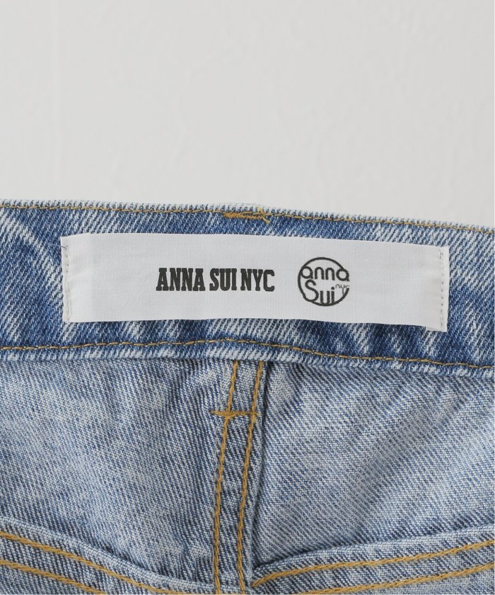 ANNA SUI NYC/ アナスイエヌワイシー】ワッペンデニムパンツ