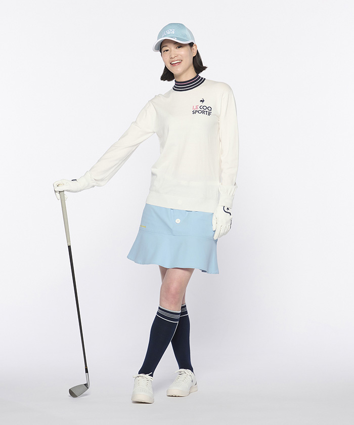 セール 60%OFF】襟ボーダーハイネックセーター(505452895