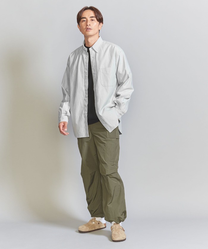 セール20%OFF】トップ カツラギ ボタンダウン フォルム シャツ