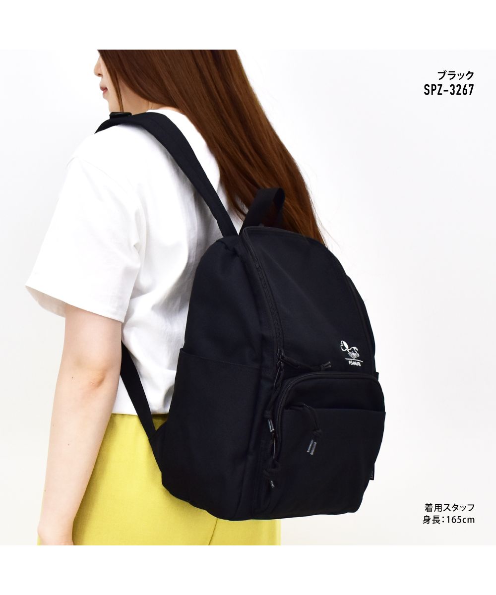 コーチ SNOOPY リュック ブラック/ブルー RUNNER スヌーピー リュック デイバック 大容量 20L A4 スク
