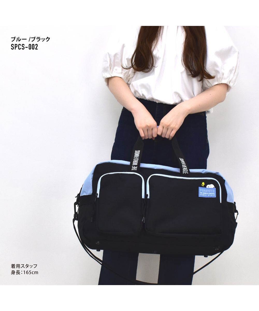 【未使用品】スヌーピー　モノグラムボストンバッグ SNOOPY - SNOOPY モノグラム ボストンバッグの通販 by shop