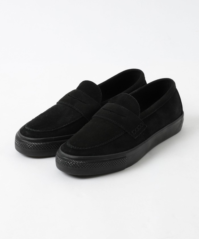 コンバース ローファー SK ブラック スエード CONVERSE SKATEBOARDING CS LOAFER SK SU BLACK コンバース