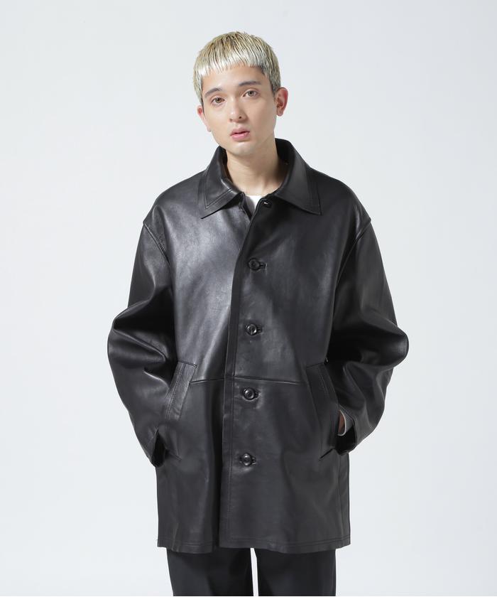 YOKE/ヨーク/Cut－Off Leather Car Coat(505565181) | ガーデン(GARDEN) - d fashion