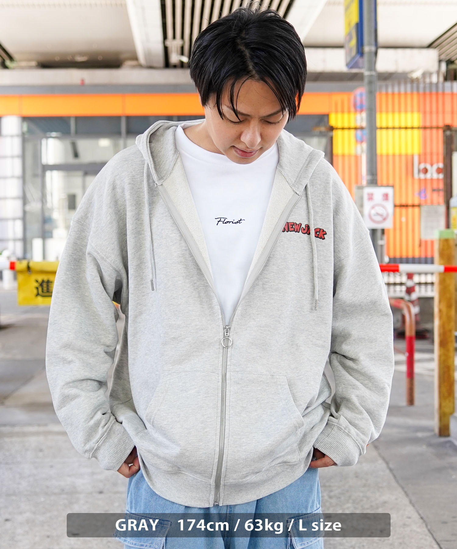 ワンフォークロージング 1111clothing オーバーサイズ ジップ ワンフォークロージング 1111clothing オーバーサイズ ジップ