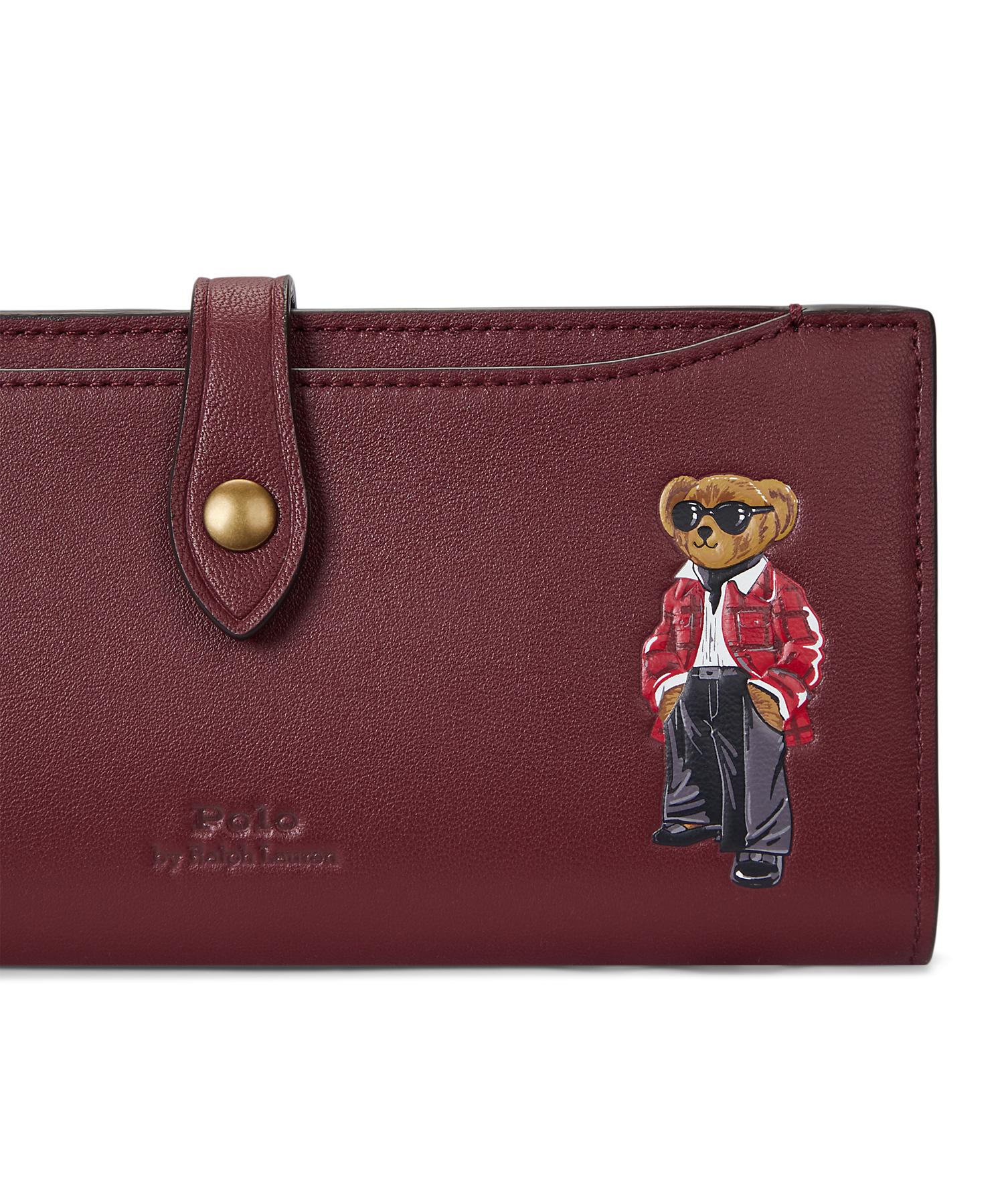 Polo Ralph Lauren POLO BEAR LEATHER SNAP長財布 Polo ベア レザー スナップ ウォレット(505571383) | POLO RALPH
