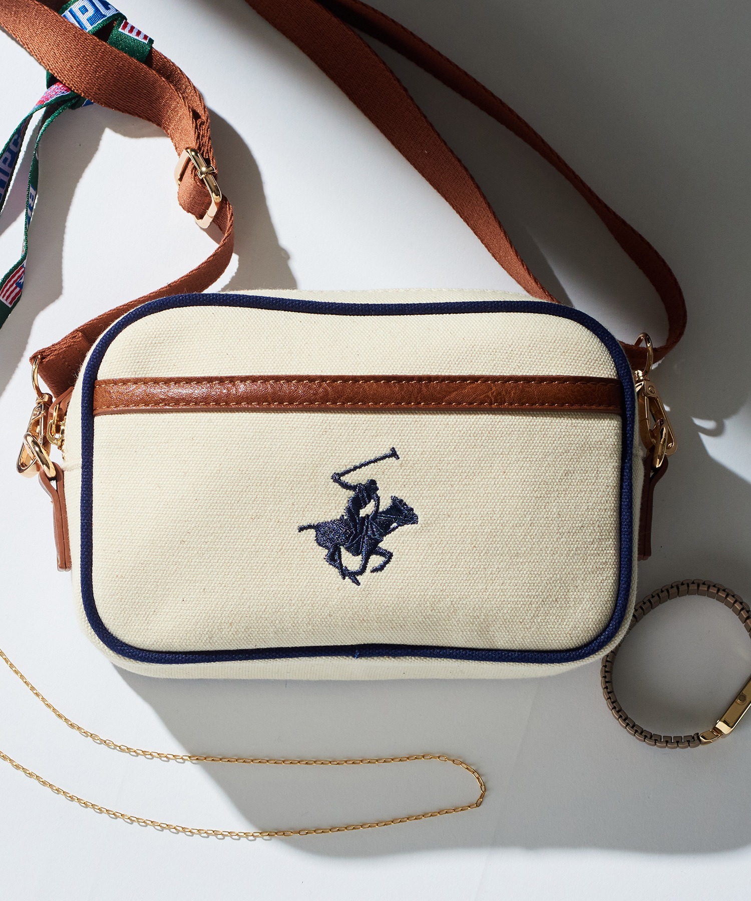 セール55%OFF】【BEVERLY HILLS POLO CLUB】キャンバスショルダー