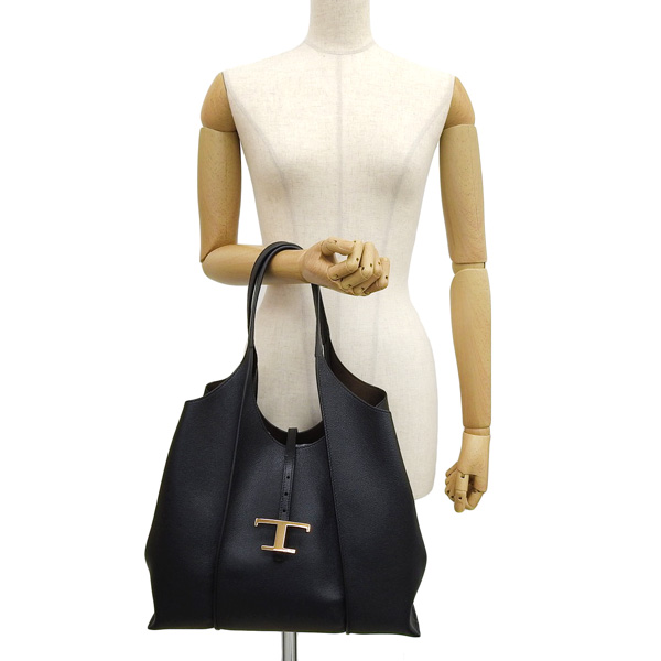 TOD'S（トッズ）☆２Wayショッピングバッグ Woman ナチュラル トッズ Di バッグ レザー ショッピング バッグ