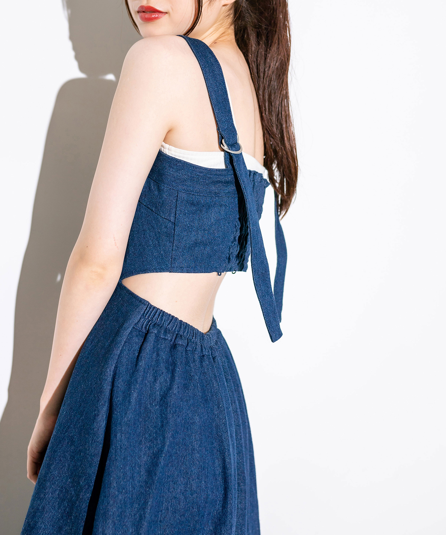 セール】【OLIVE des OLIVE】フロントZIPジャンスカ(505518783