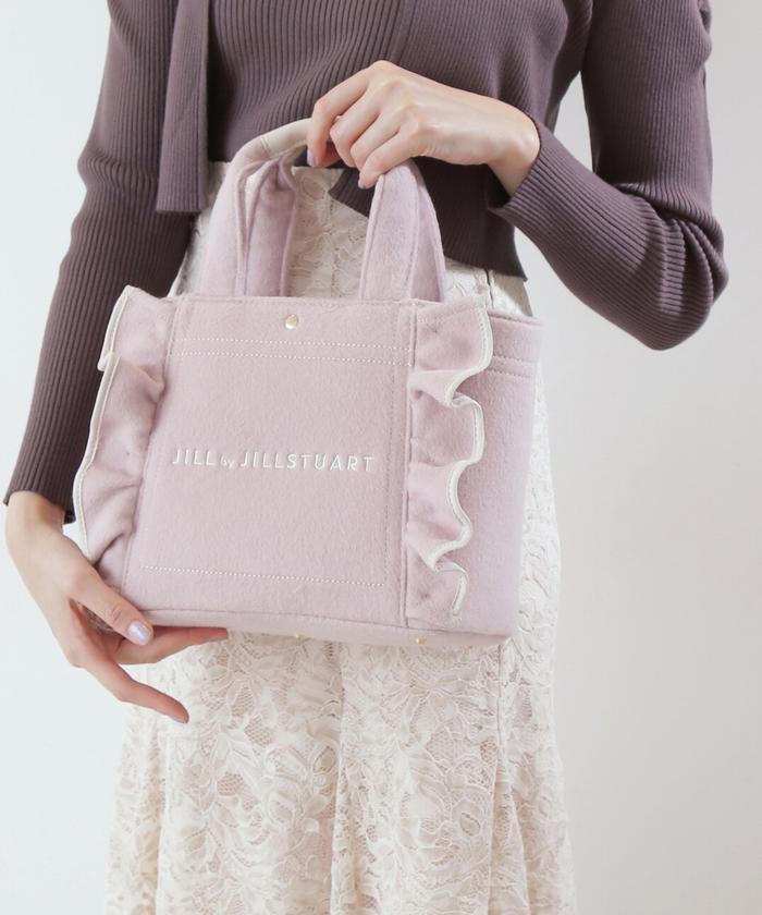 JILLSTUART シャギートートバッグ ジルバイジルスチュアート JILL by JILLSTUART シャギーフリル
