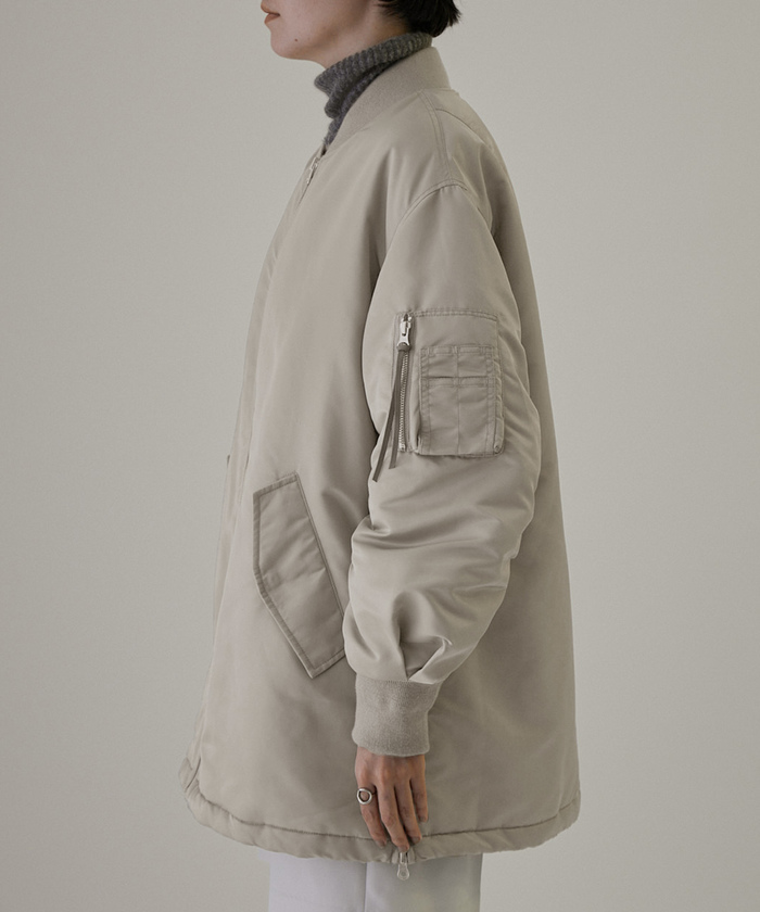 SALON アダムエロペ サイドジップミドルMA-1【撥水加工付き】 楽天市場】【SALE／50%OFF】サイドジップミドルMA-1【撥水加工