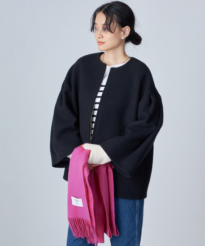 セール】Bellandi SUPER130 コクーン ショート コート セール】Bellandi SUPER130 コクーン ショート コート
