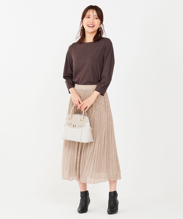 セール 50%OFF】【2SET】トップス×プリーツスカート セット