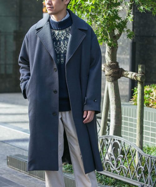 セール 60%OFF】ウールメルトンオーバーバルマカンコート
