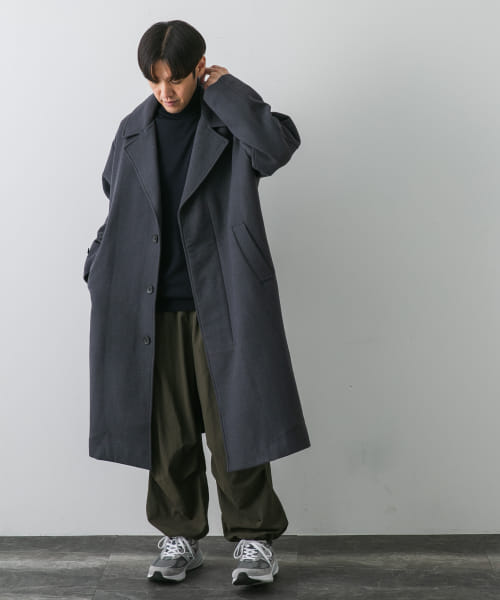 アーバンリサーチドアーズ　メルトンバルマカンコート　M　定価29700円 URBAN RESEARCH DOORS（アーバンリサーチドアーズ）の「ウール