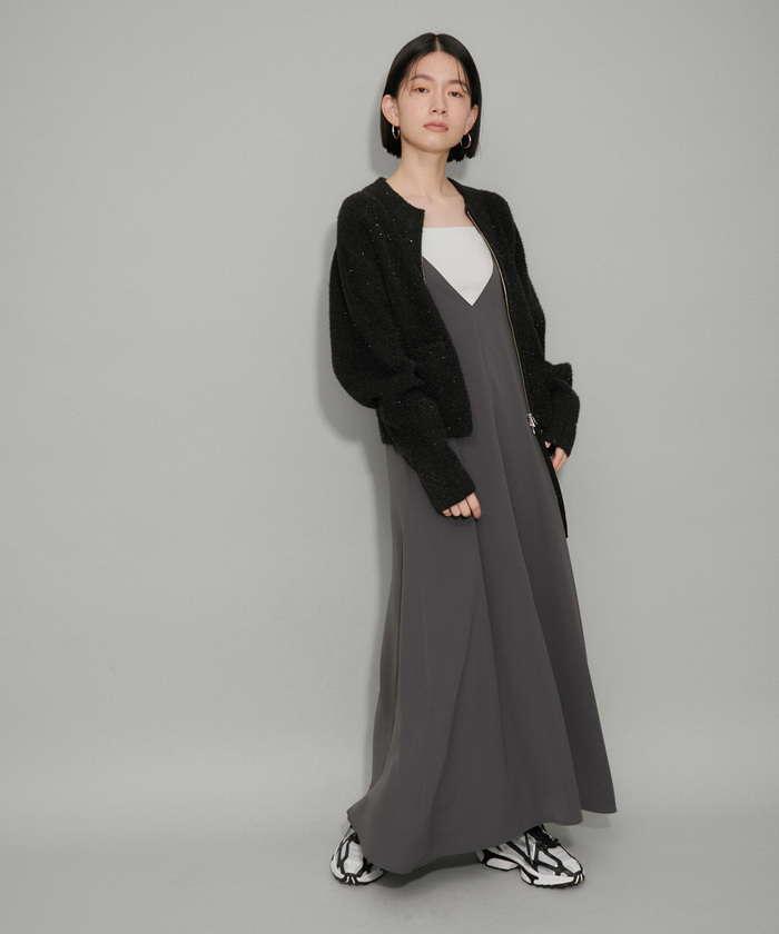 セール】【WEB限定・新色追加】ラメニットカーディガン