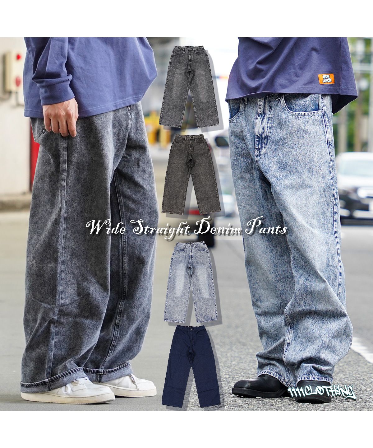 ワンフォークロージング 1111clothing デニムパンツ メンズ ワンフォークロージング 1111clothing デニムパンツ メンズ