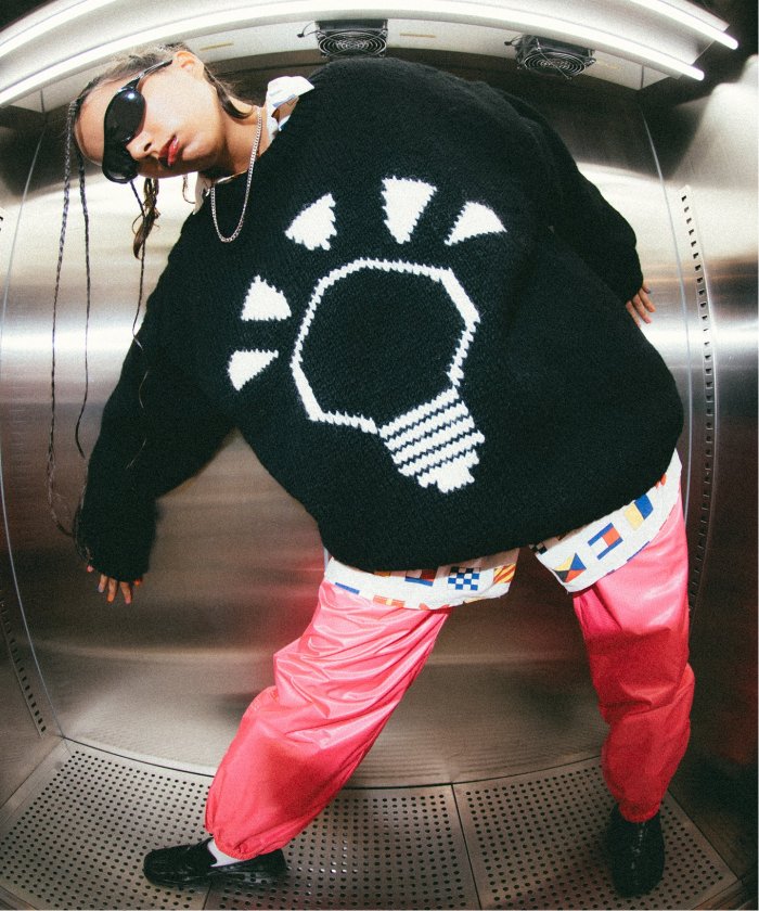 MacMahon.K.M / マクマホンニッティングミルズ】別注 Crew Neck Knit
